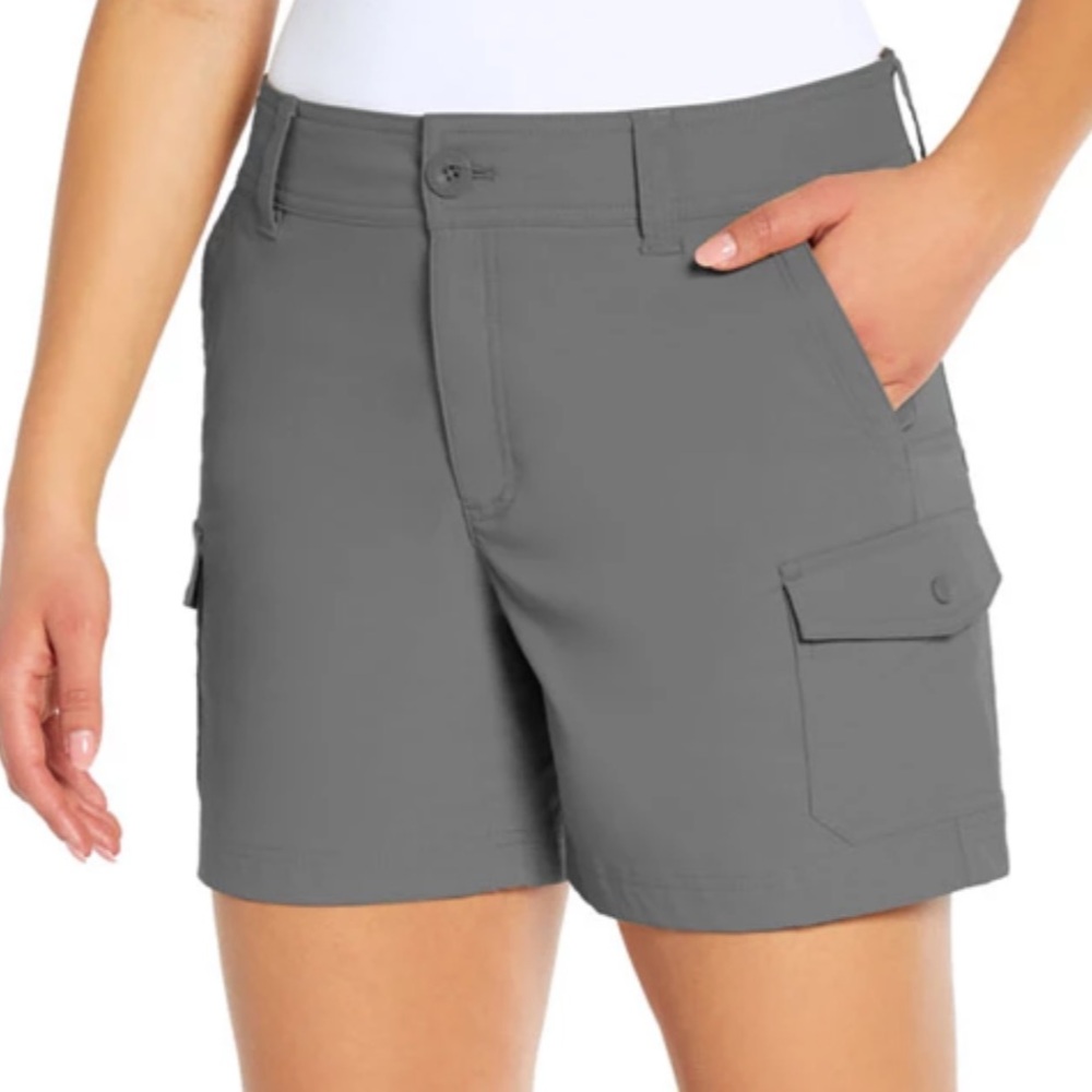 4️⃣ Eddie Bauer Cargo shorts 5" NWT gray